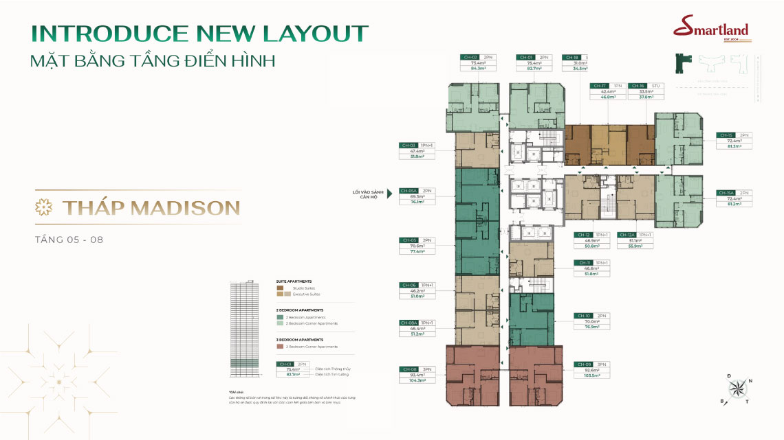 mặt bằng toà imperia signature